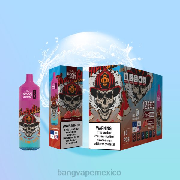 Vape Gang Disposables - Bang Vape Tornado 12000 inhalaciones con bobina LED y malla. Z0LZ4 desechable
