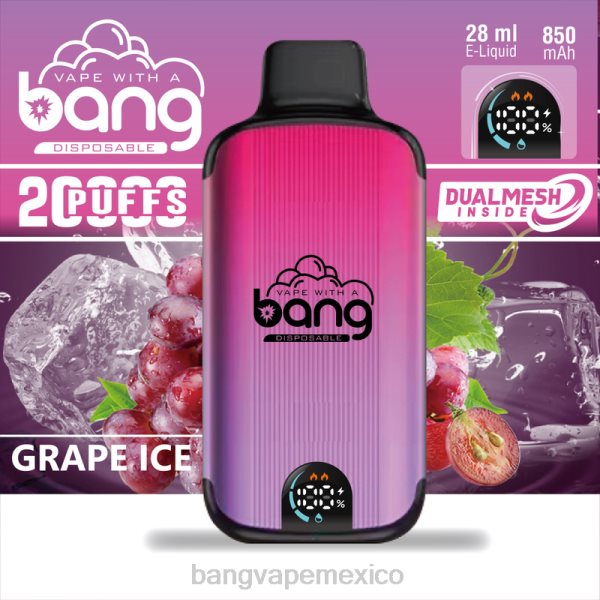 Vape Gang Monterrey - Bang Vape Digital Smart Screen 20000 bocanadas Z0LZ3 desechable