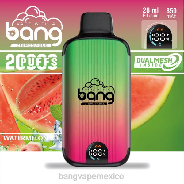 Vape Gang Monterrey - Bang Vape Digital Smart Screen 20000 bocanadas Z0LZ3 desechable
