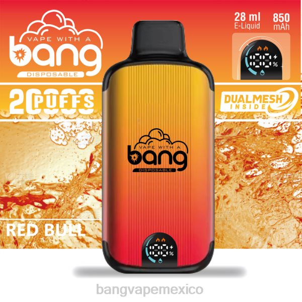 Vape Gang Monterrey - Bang Vape Digital Smart Screen 20000 bocanadas Z0LZ3 desechable