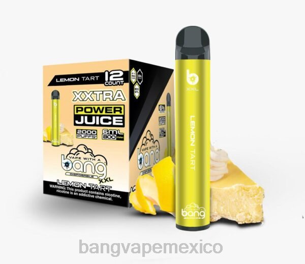 Vape Desechable Bang - Bang Vape XXL 2000 bocanadas Z0LZ19 tarta de limón