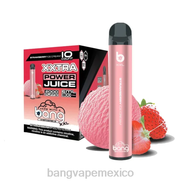 Vape Gang Monterrey - Bang Vape XXL 2000 bocanadas Z0LZ23 helado de fresa