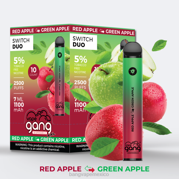 manzana roja - manzana verde