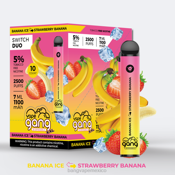 Vape Gang Shop - Vape Gang Switch Duo 2 sabores (caja de 10) Z0LZ48 muy baya - osito de goma