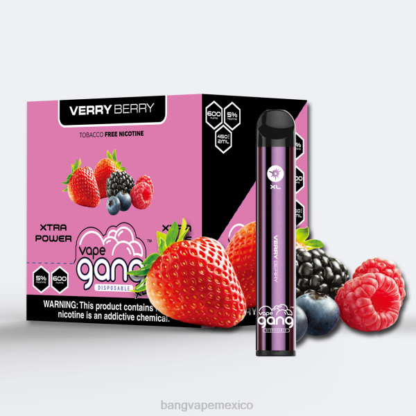 Vape Gang Box - Vape Gang XL vaporizadores desechables 600 inhalaciones (caja de 10) Z0LZ69 muy baya